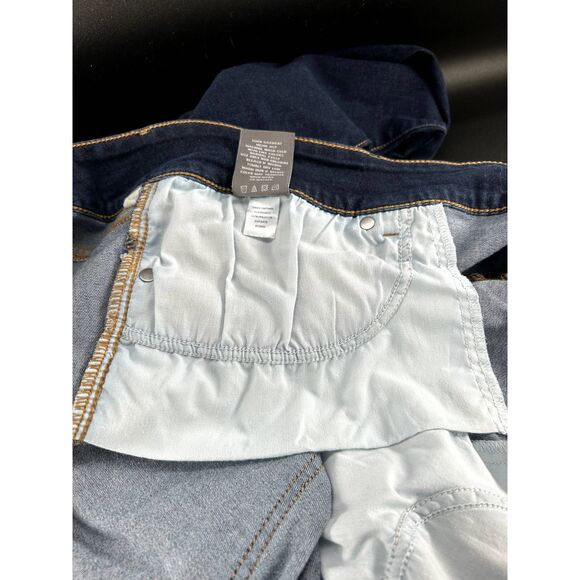Torrid Wms Jegging Jeans Sz 30R Dk Blue Super Soft Denim Button & Zipper Closure - Picture 8 of 12